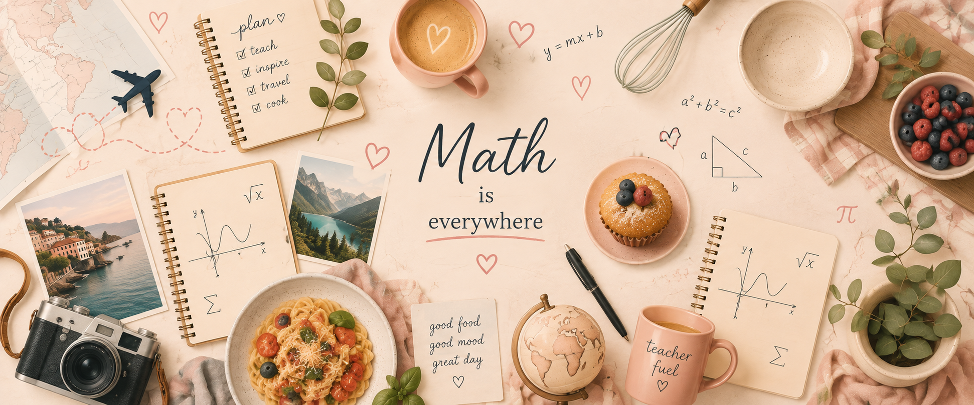 Taste of Math Flatlay